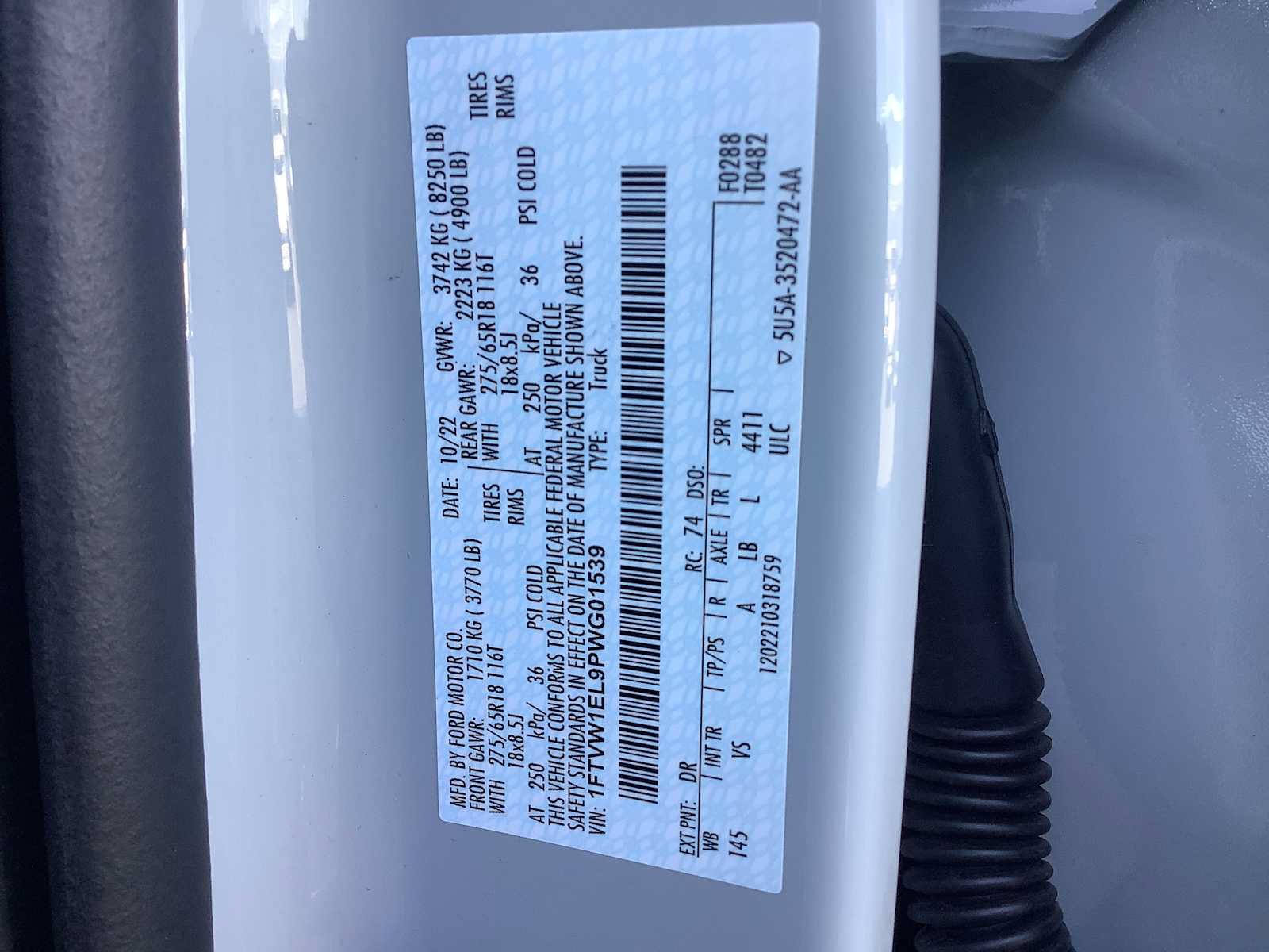 Used 2023 Ford F150 Lightning Pro w/ Tow Technology Package AWD/4WD image 20