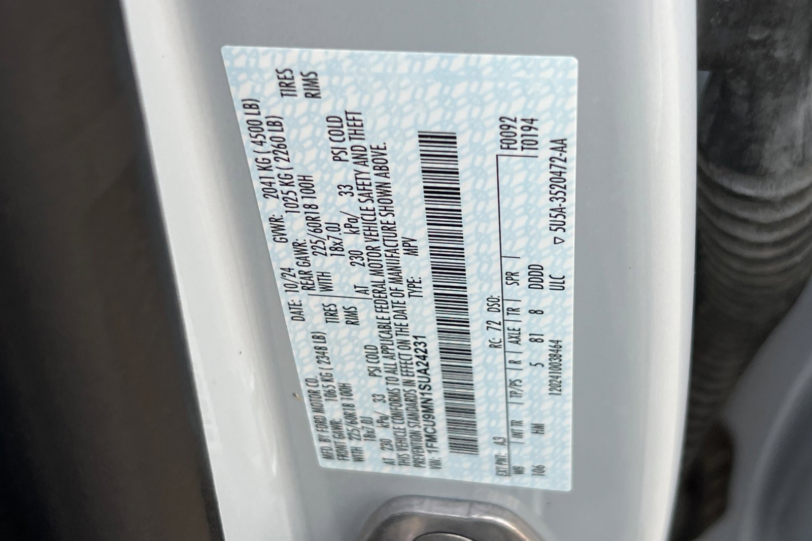 Used 2025 Ford Escape ST-Line w/ Tech Pack #1 image 27