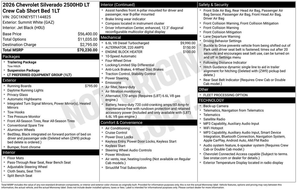 Used 2026 Chevrolet Silverado 2500 LT AWD/4WD image 5