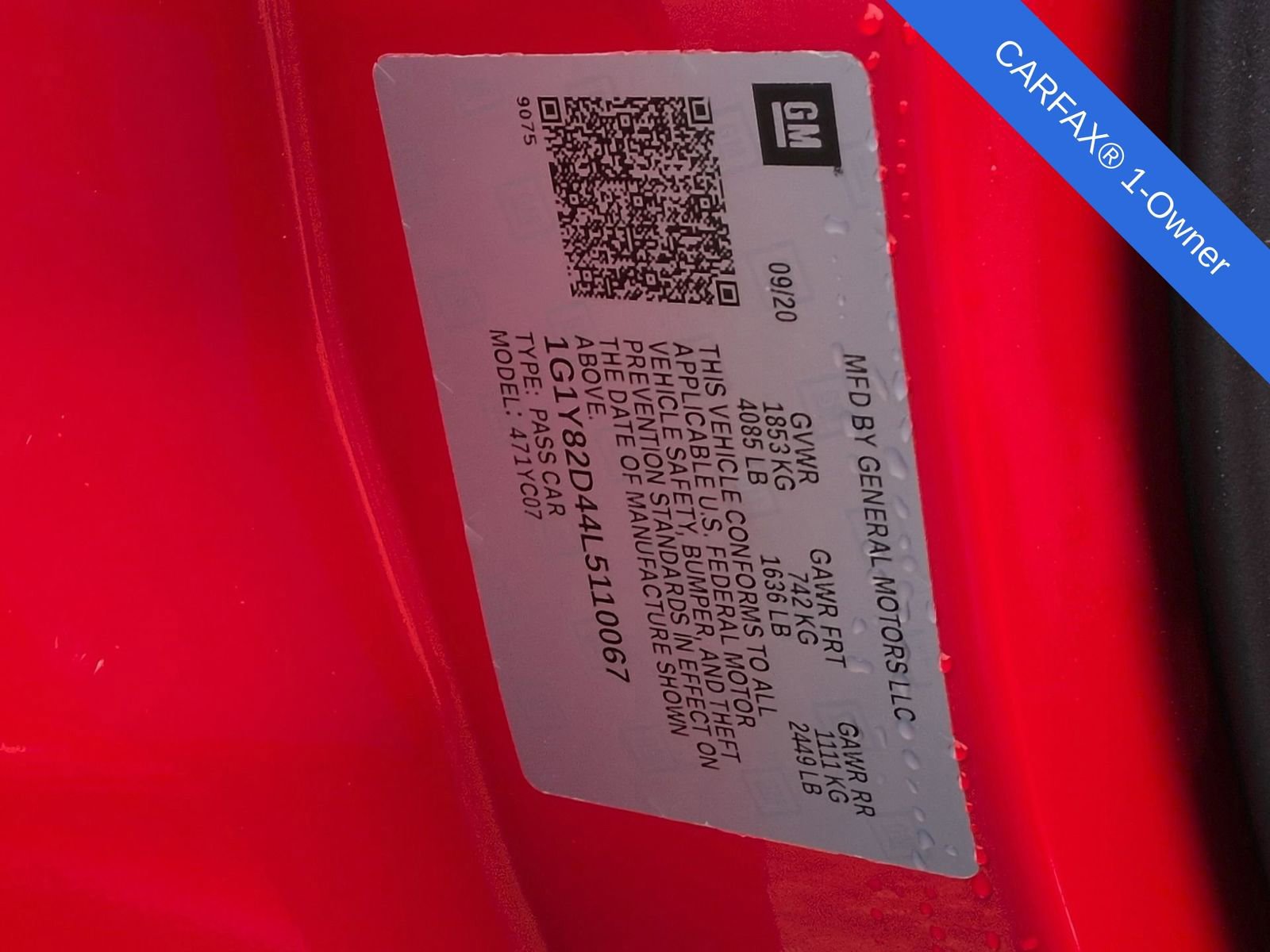 Used 2020 Chevrolet Corvette Stingray Premium Cpe w/ 3LT Preferred Equipment Group image 38