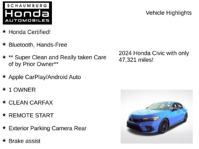 Used 2024 Honda Civic Sport image 10