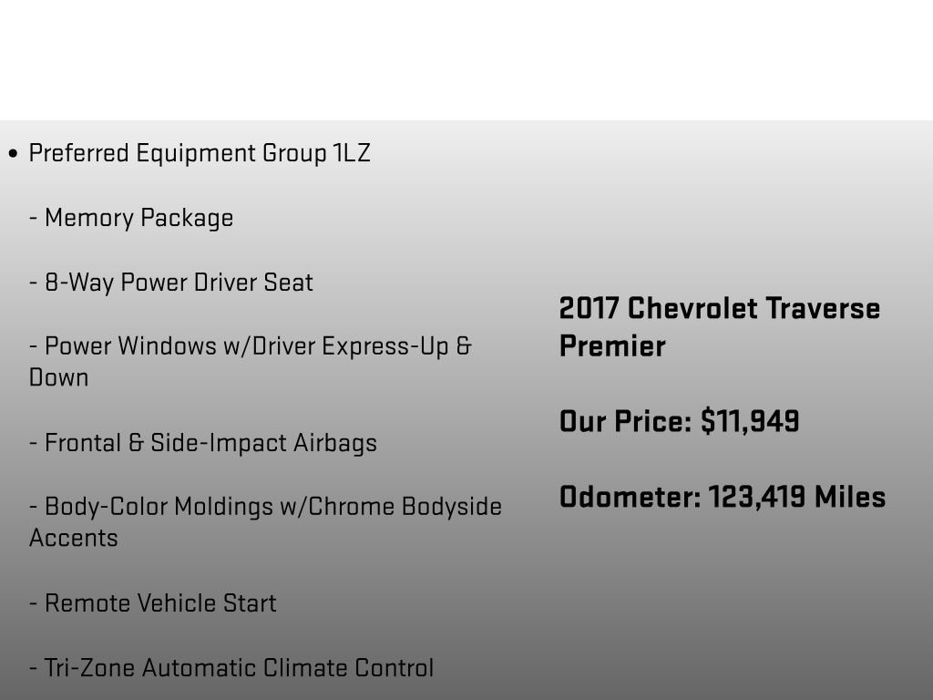 Used 2017 Chevrolet Traverse Premier image 6