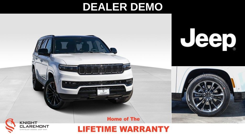 New 2025 Jeep Grand Wagoneer L Series II Obsidian w/ Quick Order Packagew 28T