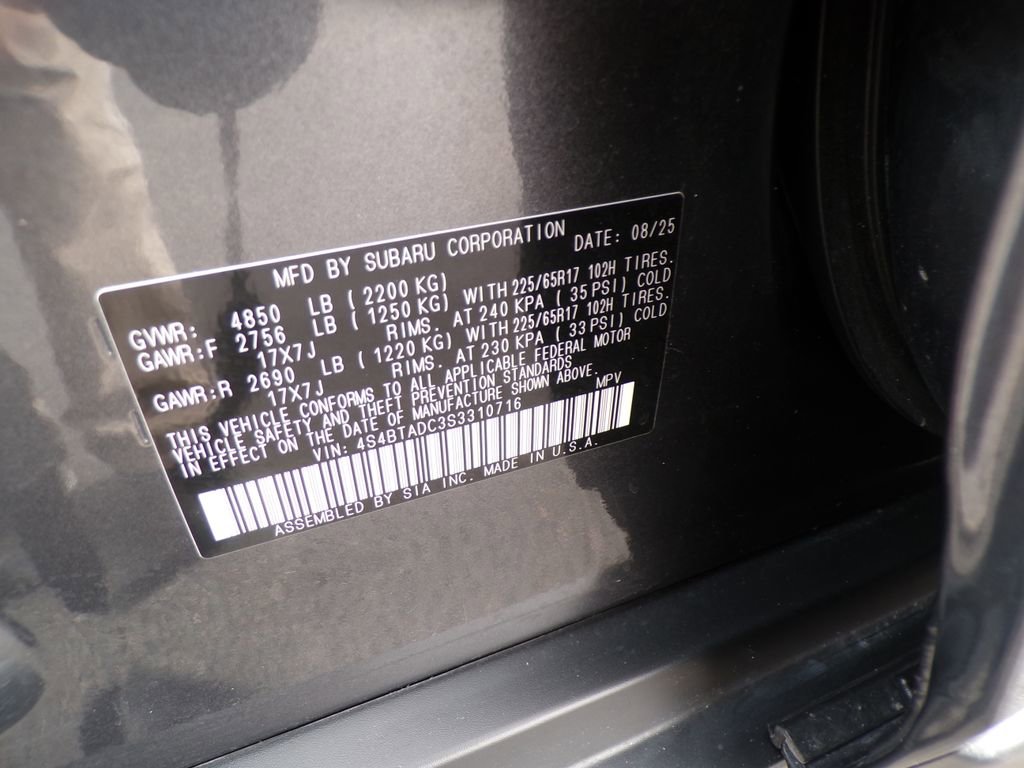 Used 2025 Subaru Outback Premium w/ Popular Package #1A image 36