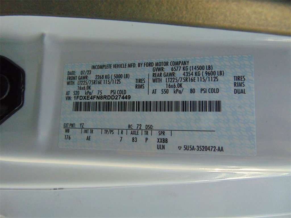 Certified 2024 Ford E-450 and Econoline 450 Super Duty w/ Power Windows & Locks Group image 20