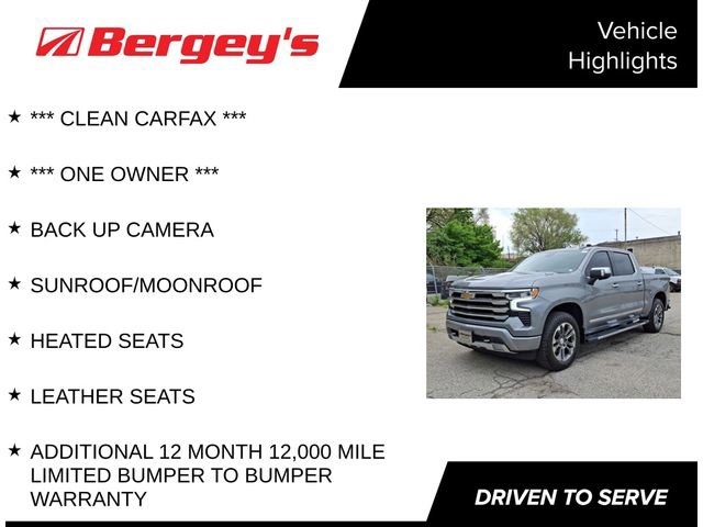 Certified 2023 Chevrolet Silverado 1500 High Country w/ Z71 Off-Road Package AWD/4WD image 4