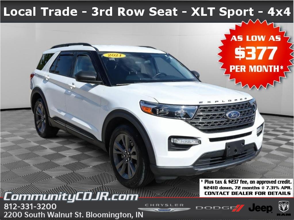 Used 2021 Ford Explorer XLT w/ Equipment Group 202A