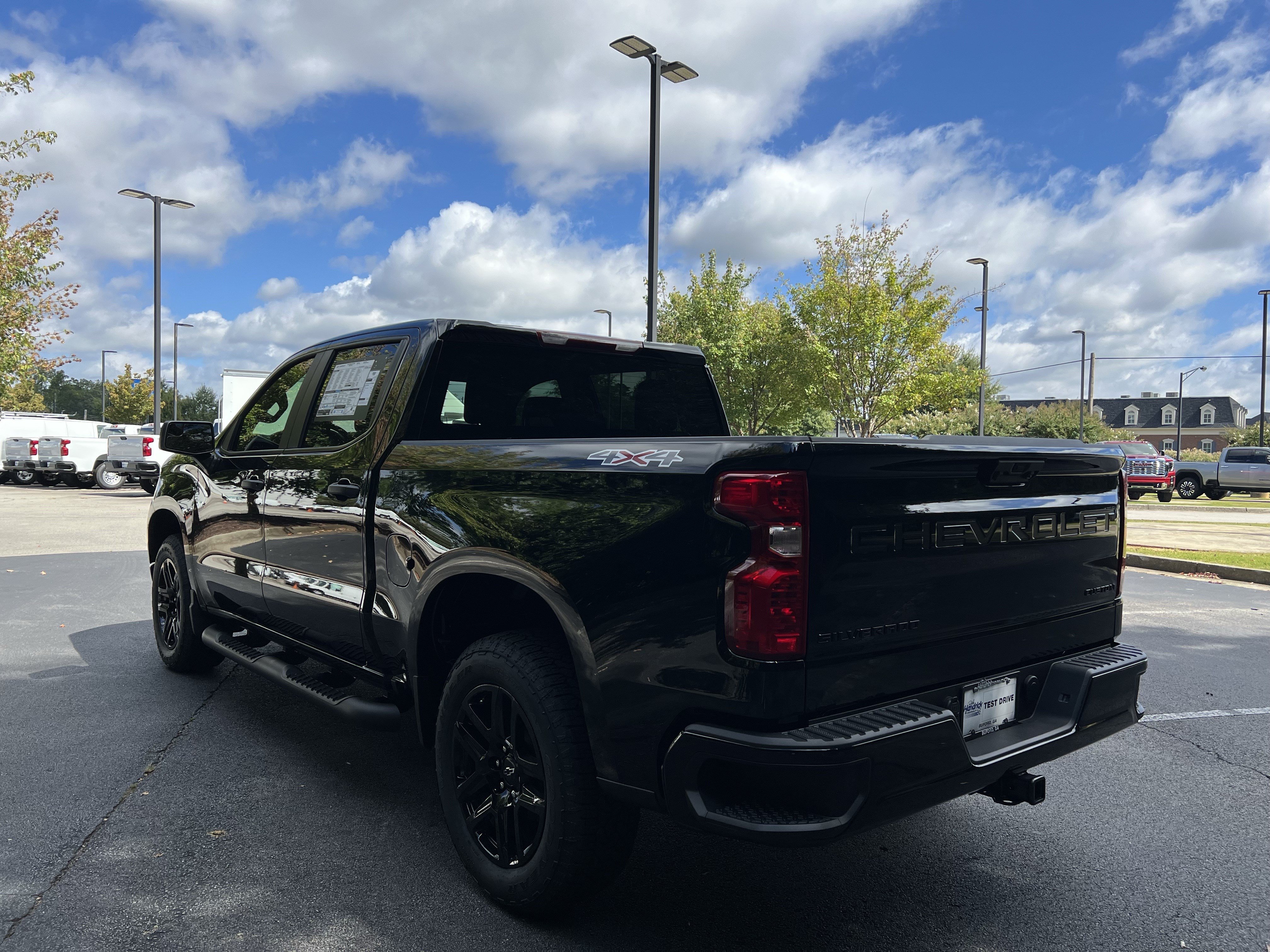 New 2026 Chevrolet Silverado 1500 Custom w/ Turbomax Blackout Package AWD/4WD image 7