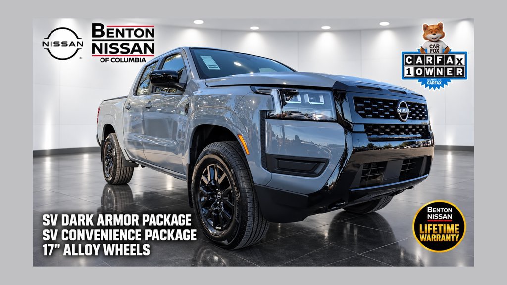 Certified 2026 Nissan Frontier SV w/ SV Convenience Package AWD/4WD 360° Tour