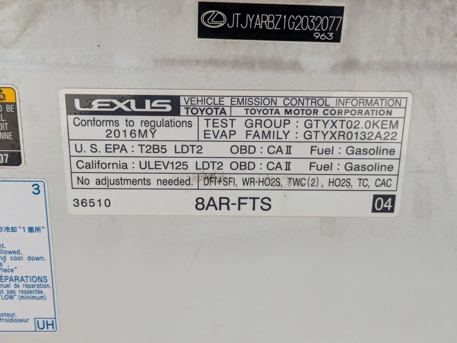 Used 2016 Lexus NX 200t FWD w/ Premium Package image 24