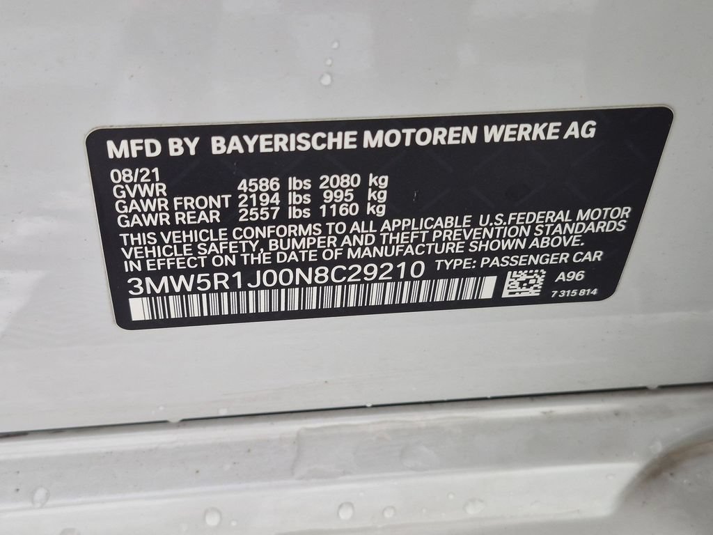 Used 2022 BMW 330i Sedan w/ Premium Package RWD image 37