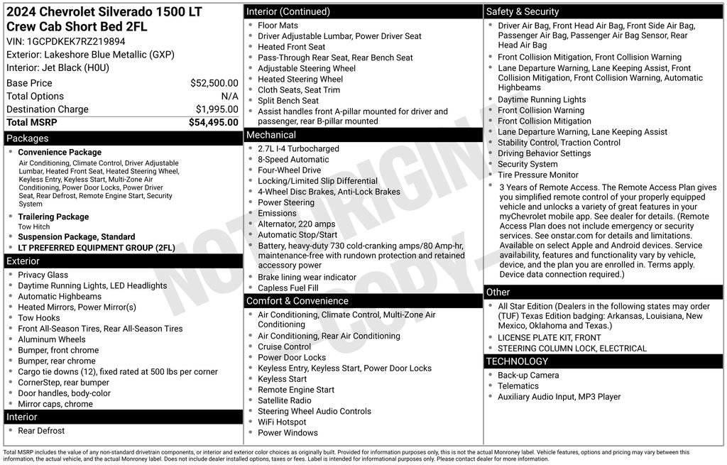 Certified 2024 Chevrolet Silverado 1500 LT AWD/4WD image 2