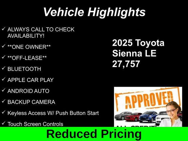 Used 2025 Toyota Sienna LE FWD image 10