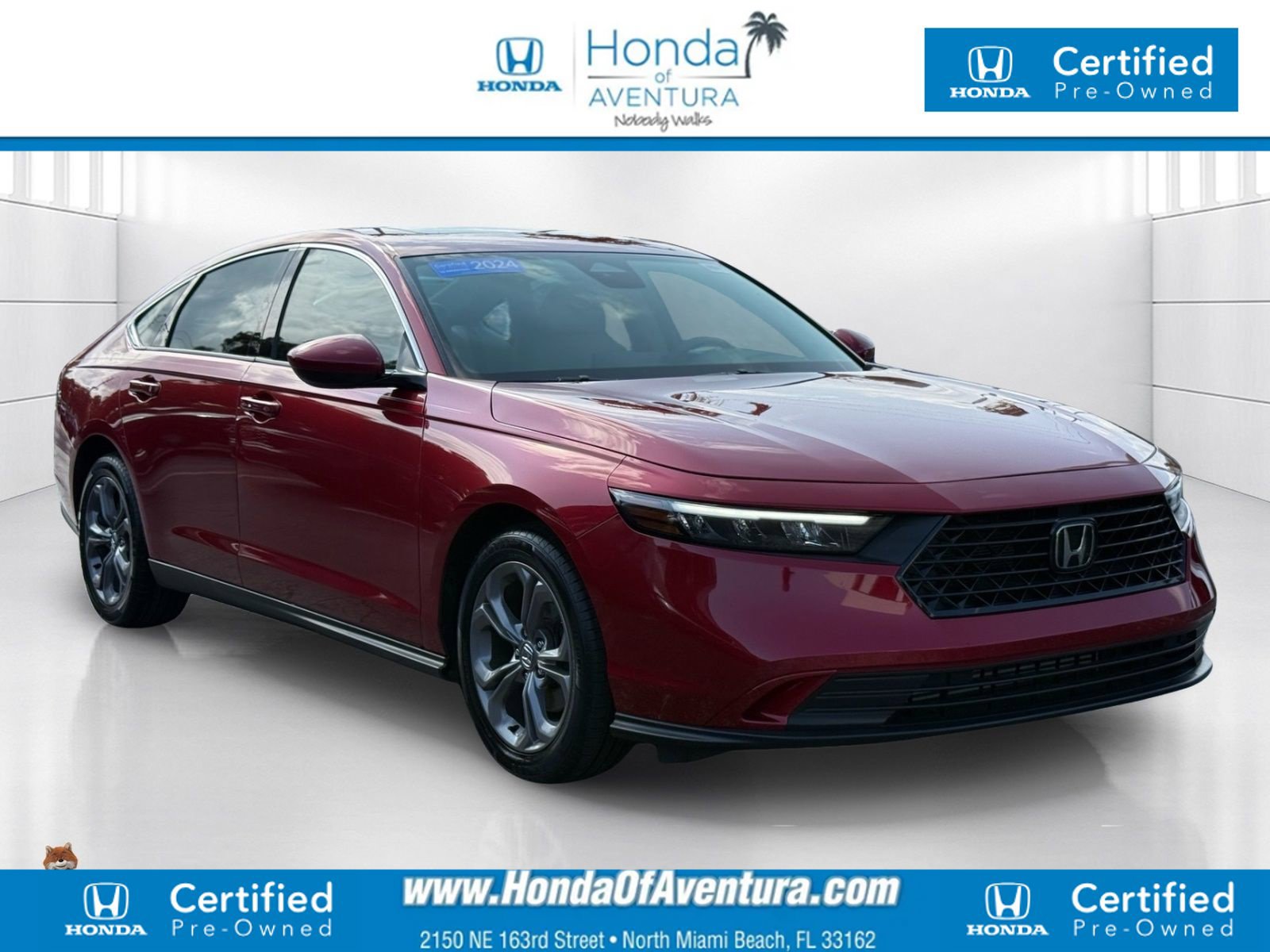 Certified 2024 Honda Accord EX