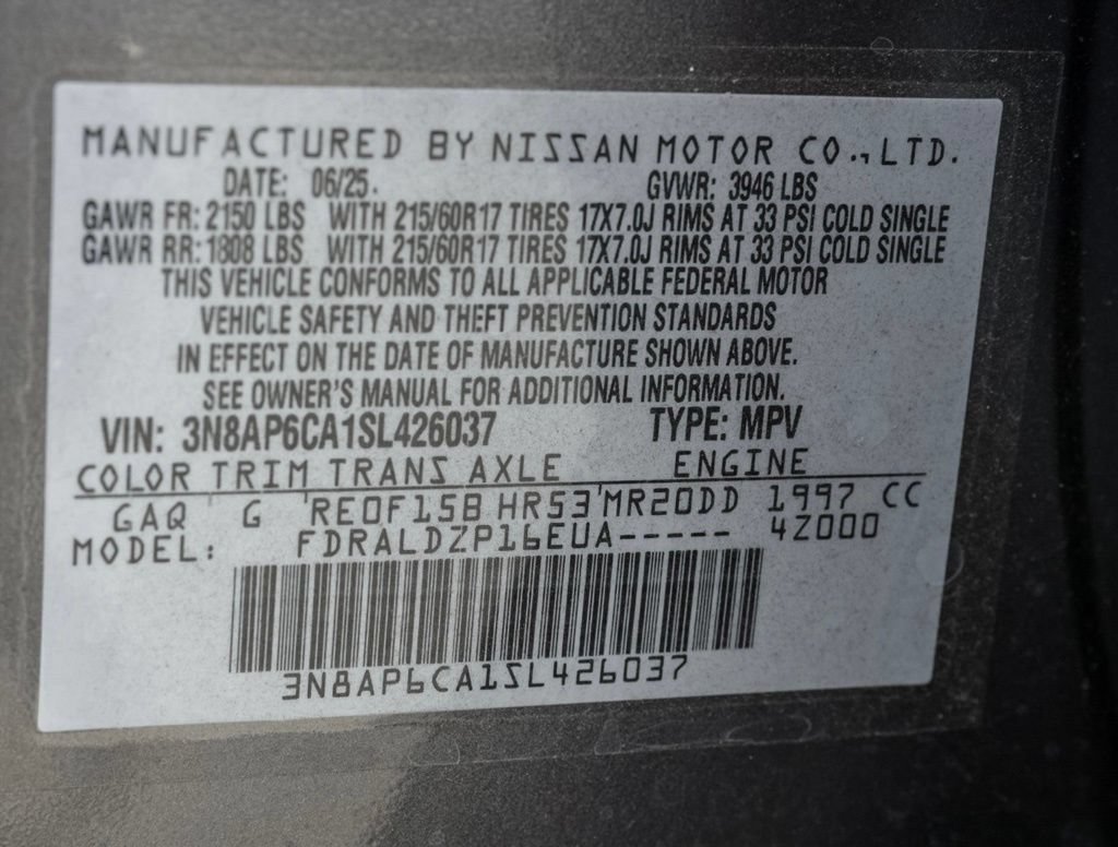 Used 2025 Nissan Kicks SV FWD image 33