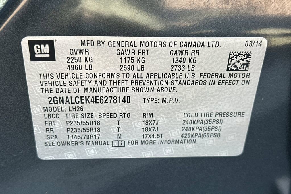 Used 2014 Chevrolet Equinox LT image 28