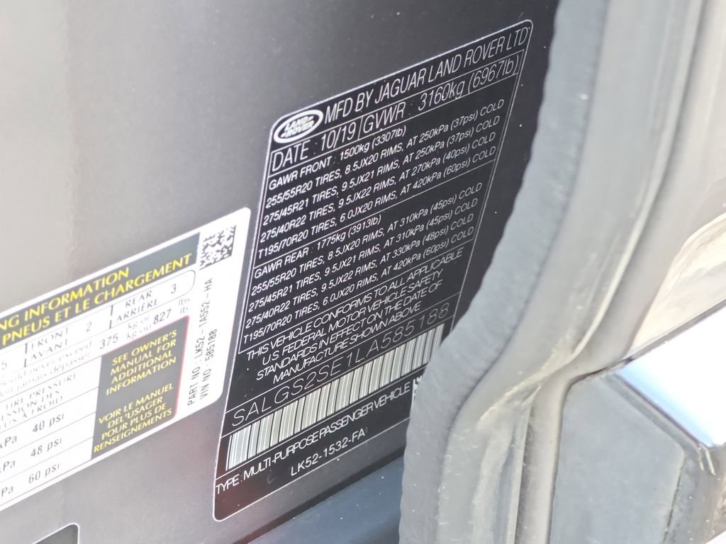 Used 2020 Land Rover Range Rover HSE AWD/4WD image 40