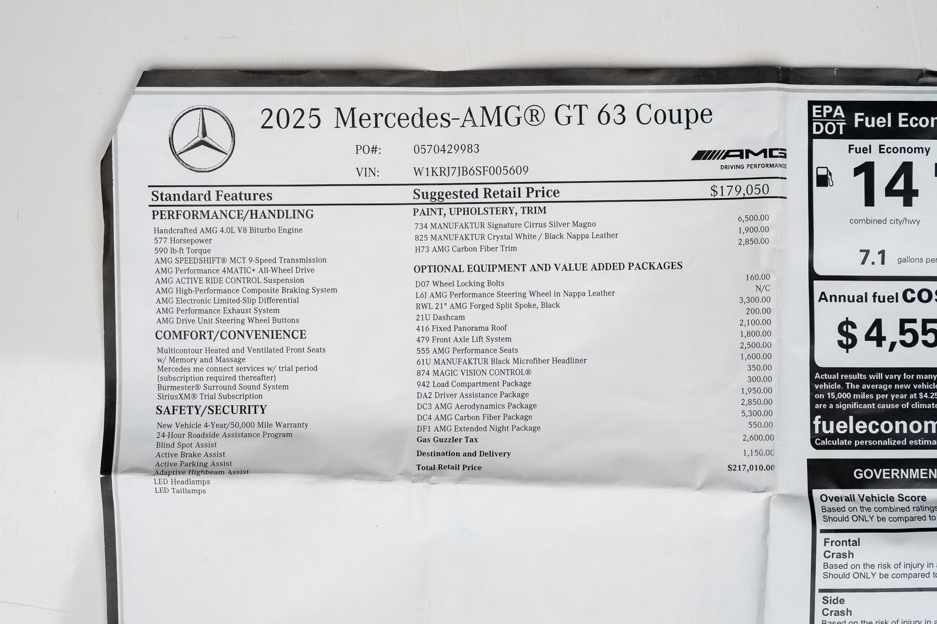 Used 2025 Mercedes-Benz AMG GT 63 image 82