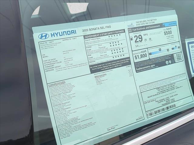 New 2025 Hyundai Sonata SEL FWD image 17