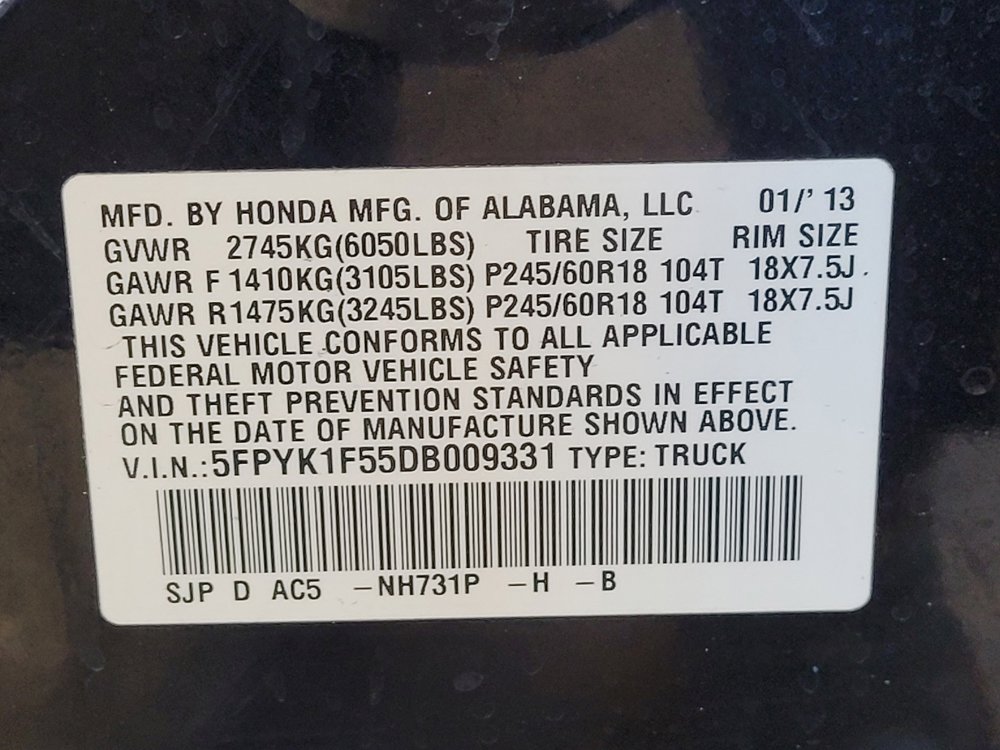 Used 2013 Honda Ridgeline RTL image 33