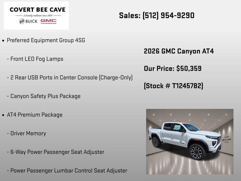 New 2026 GMC Canyon AT4 w/ AT4 Premium Package AWD/4WD image 18