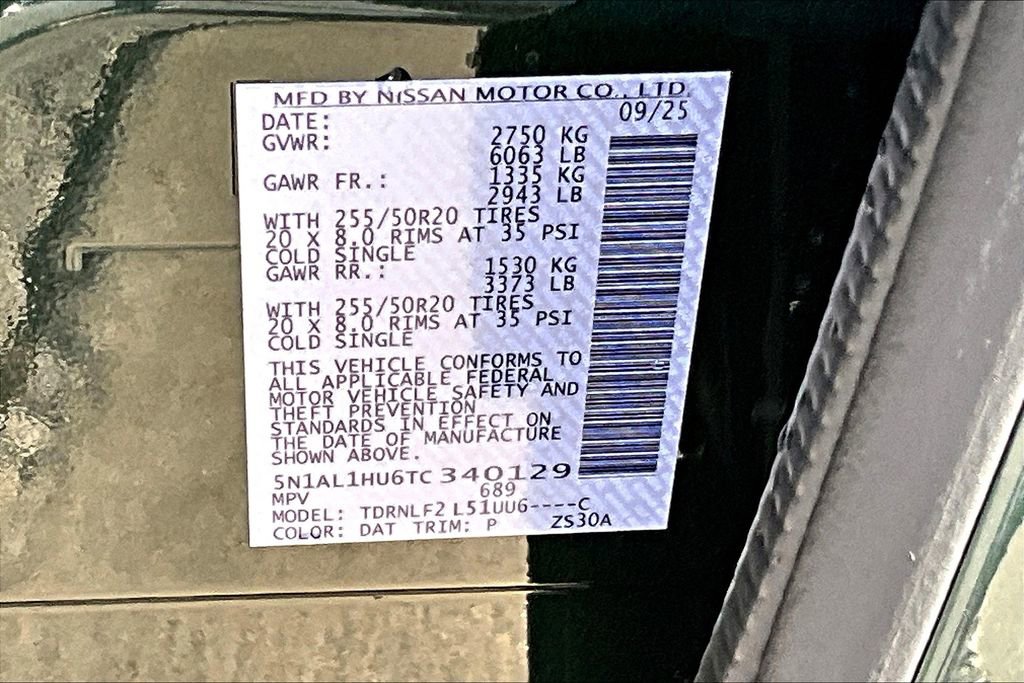 New 2026 INFINITI QX60 Autograph w/ Dark Cargo Package image 13