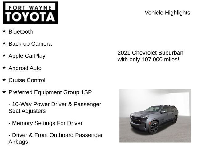 Used 2021 Chevrolet Suburban RST image 8