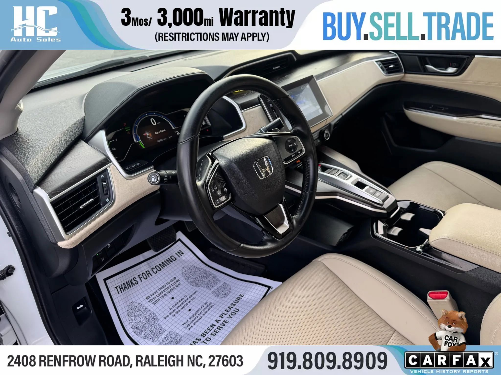 Used 2018 Honda Clarity Touring image 9