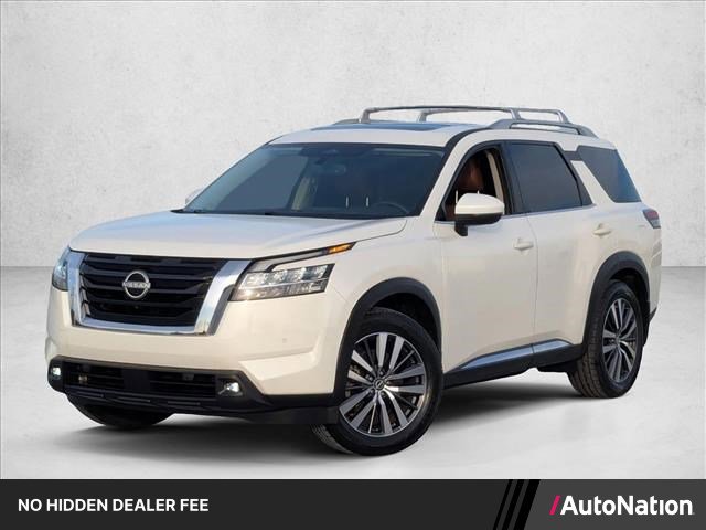Used 2022 Nissan Pathfinder Platinum w/ Cargo Package FWD image 1