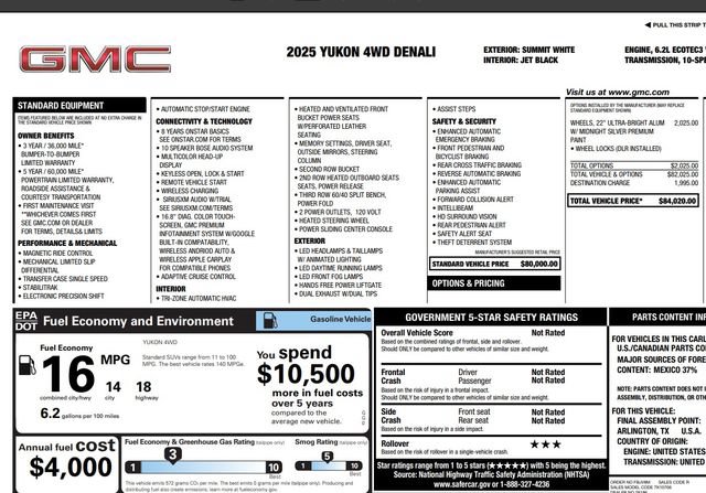 Used 2025 GMC Yukon Denali AWD/4WD image 18