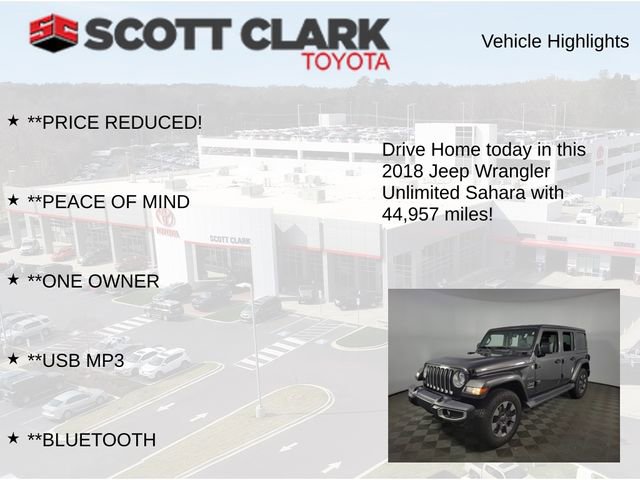 Used 2018 Jeep Wrangler Unlimited Sahara w/ Dual Top Group image 8