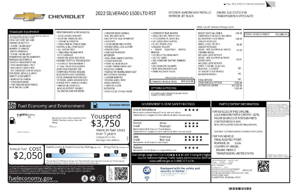 Used 2022 Chevrolet Silverado 1500 RST AWD/4WD image 11