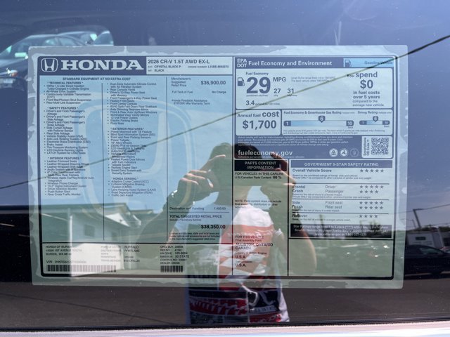 New 2026 Honda CR-V EX-L image 32