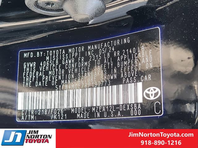 Used 2024 Toyota Corolla Sedan w/ SE Convenience Package FWD image 34