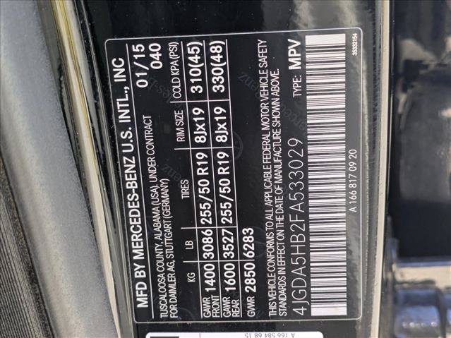 Used 2015 Mercedes-Benz ML 350 4MATIC image 15