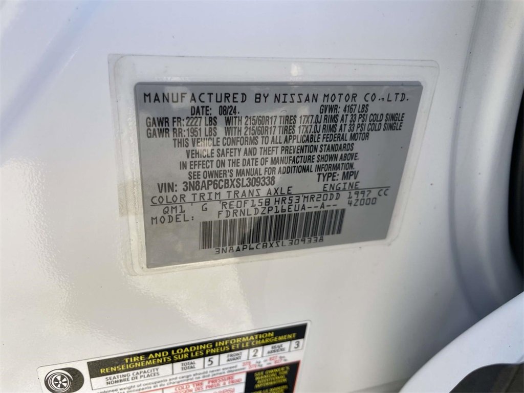 Certified 2025 Nissan Kicks SV image 10