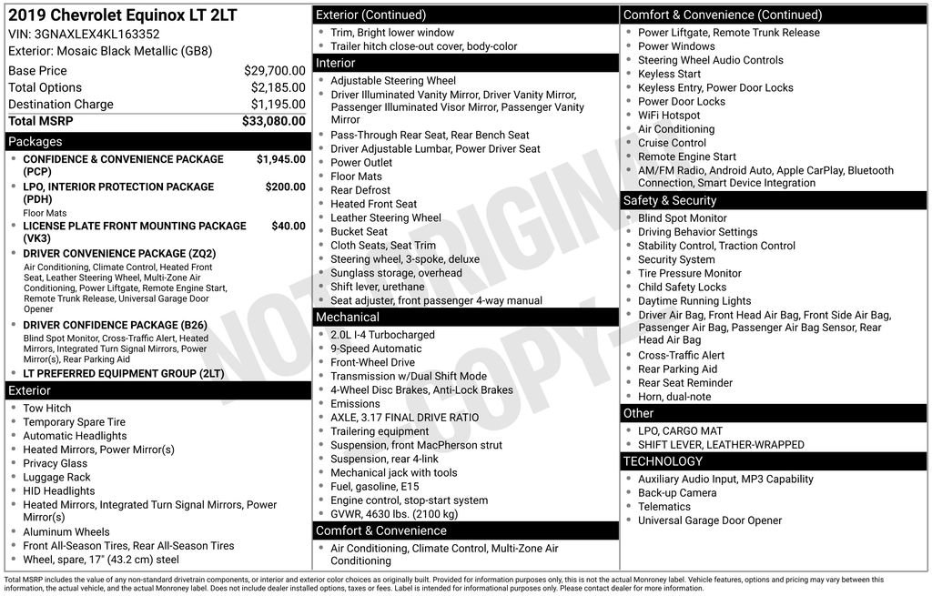 Used 2019 Chevrolet Equinox LT image 4