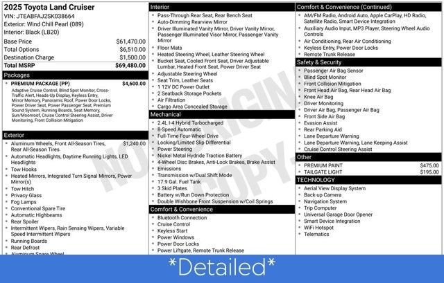 Used 2025 Toyota Land Cruiser 1958 w/ Premium Package image 3