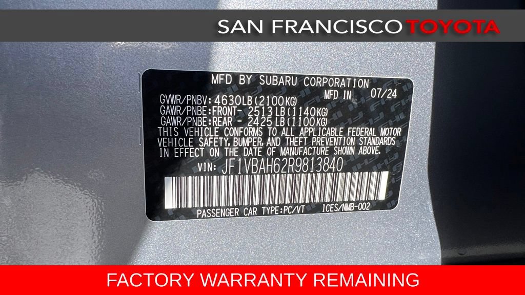 Used 2024 Subaru WRX Premium AWD/4WD image 39