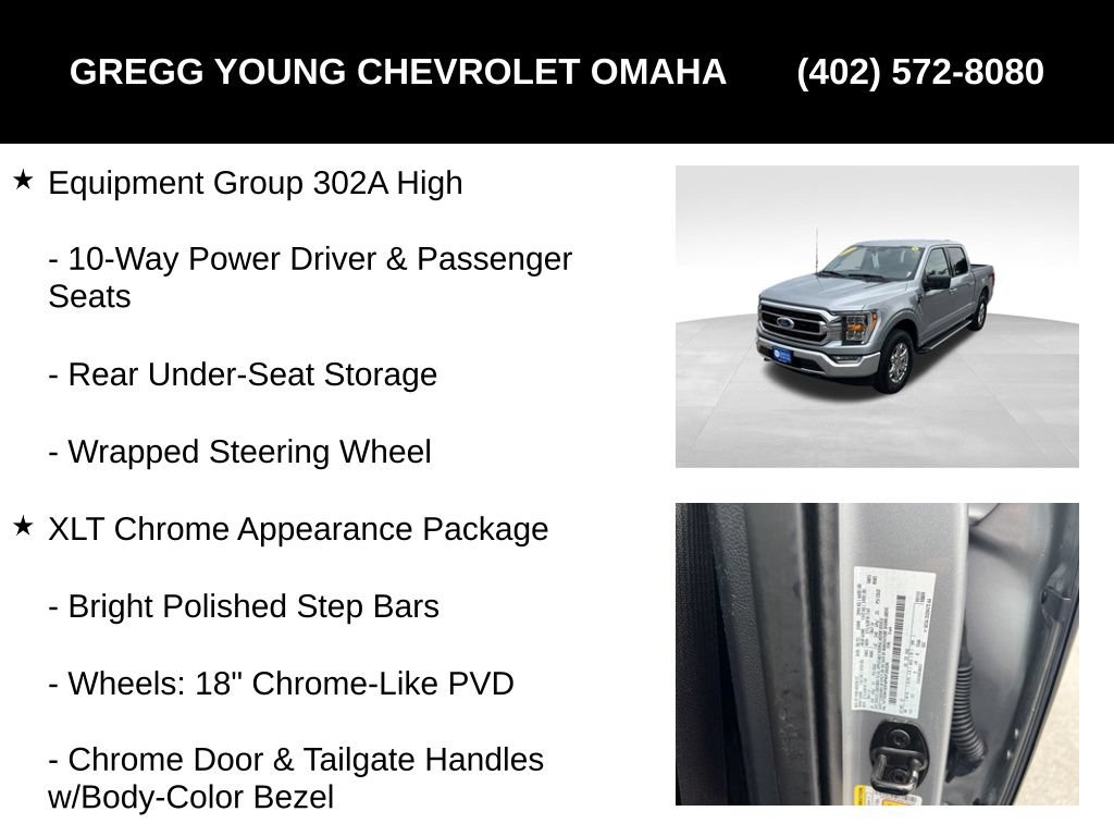 Used 2023 Ford F150 XLT w/ Equipment Group 302A High AWD/4WD image 19