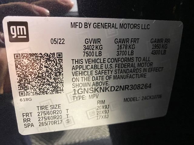 Certified 2022 Chevrolet Tahoe LT w/ Luxury Package image 31