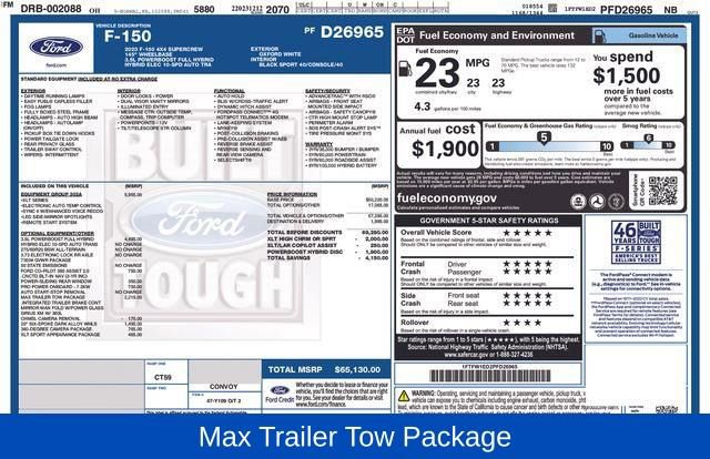 Used 2023 Ford F150 XLT w/ Equipment Group 302A High image 5