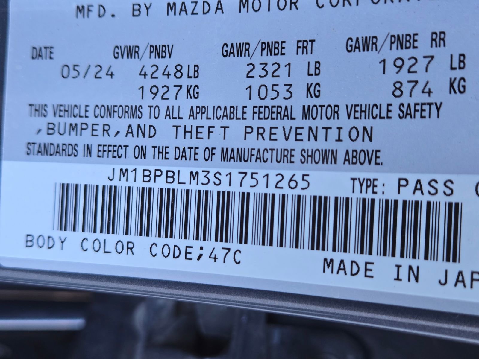 Certified 2025 MAZDA MAZDA3 Carbon image 31