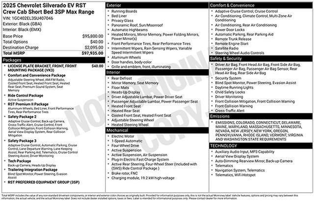 New 2025 Chevrolet Silverado EV RST AWD/4WD image 6