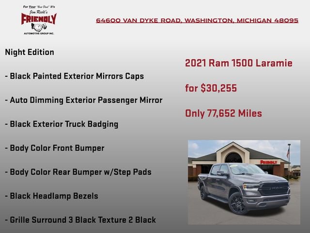 Used 2021 RAM 1500 Laramie AWD/4WD image 15