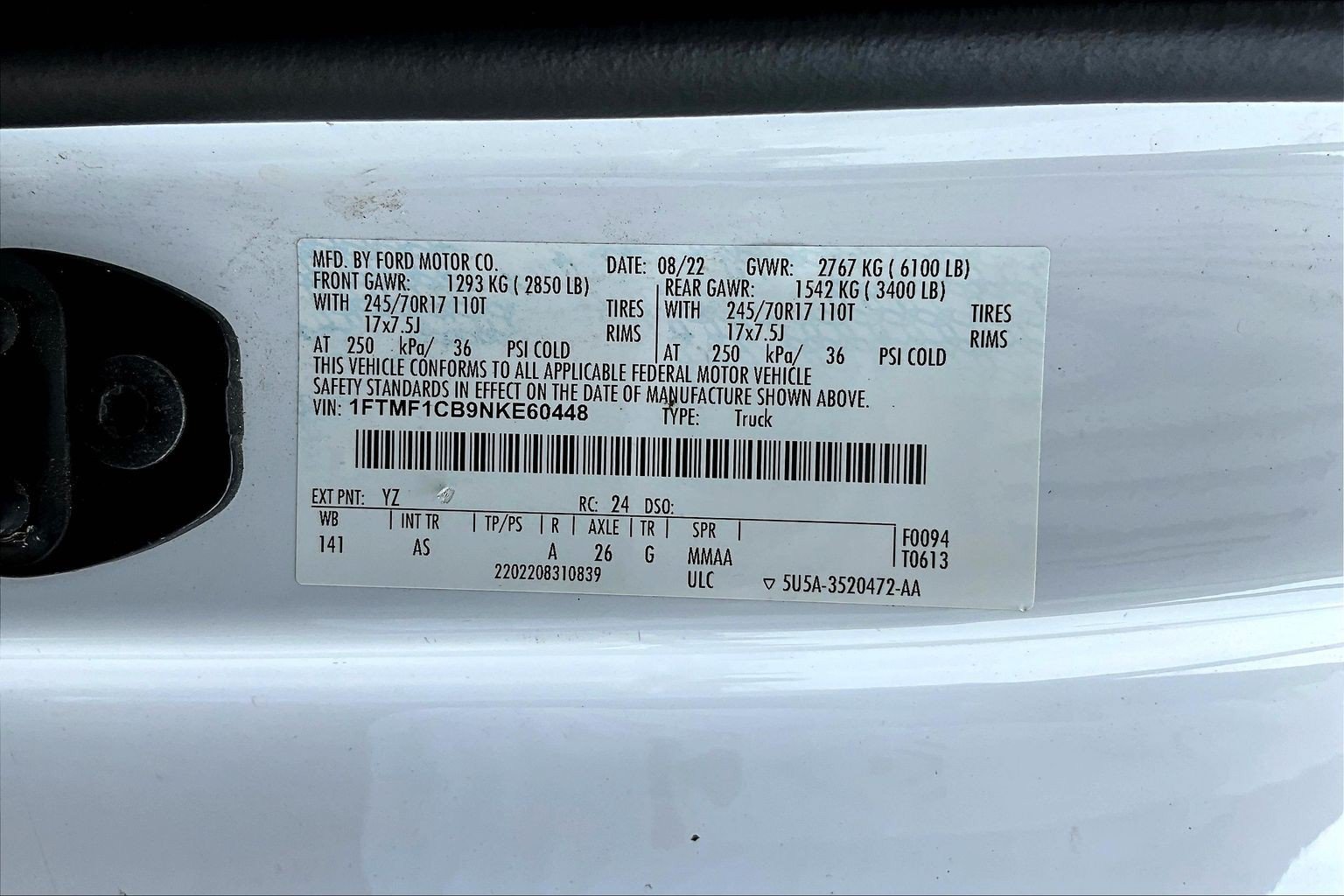 Used 2022 Ford F150 XL w/ Trailer Tow Package RWD image 17