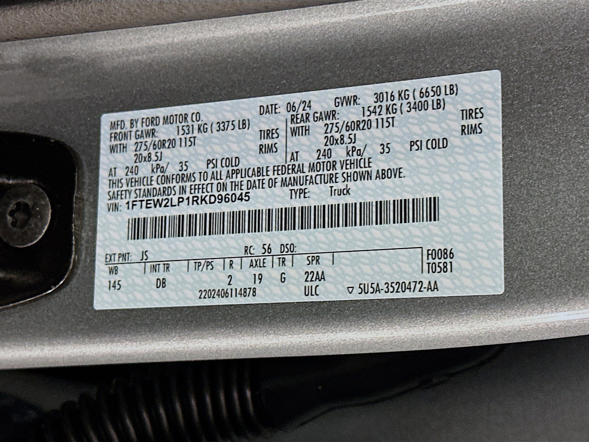 Used 2024 Ford F150 STX image 12