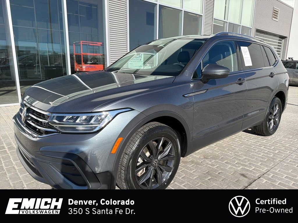 Certified 2022 Volkswagen Tiguan SE w/ Panoramic Sunroof Package