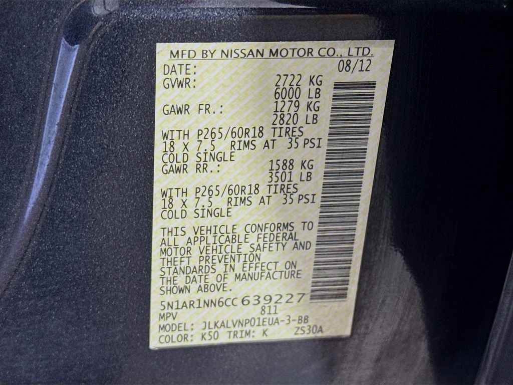 Used 2012 Nissan Pathfinder LE RWD image 41