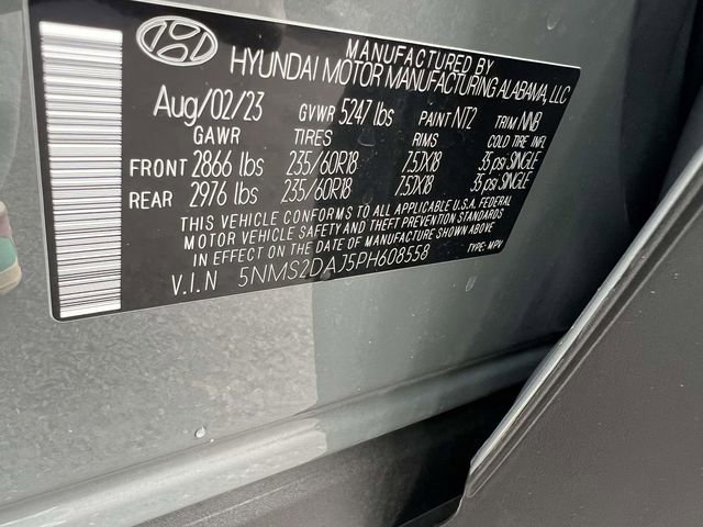 Certified 2023 Hyundai Santa Fe SEL AWD/4WD image 20